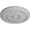 Ekena Millwork Kirke Ceiling Medallion (Fits Canopies up to 3 3/4"), Hand-Painted Frost, 15 3/4"OD x 5/8"P CM16KIFRF - alternate 2